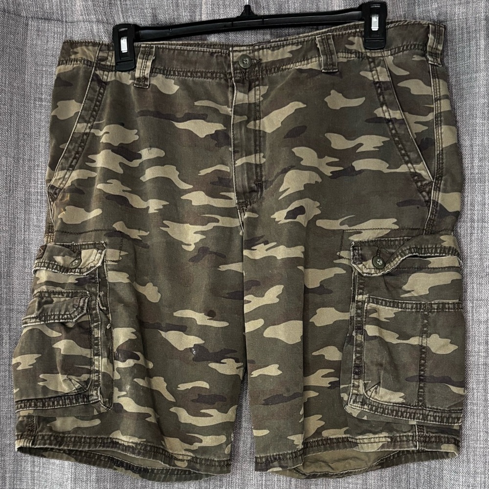 Lee Camouflage Cargo‎ Shorts